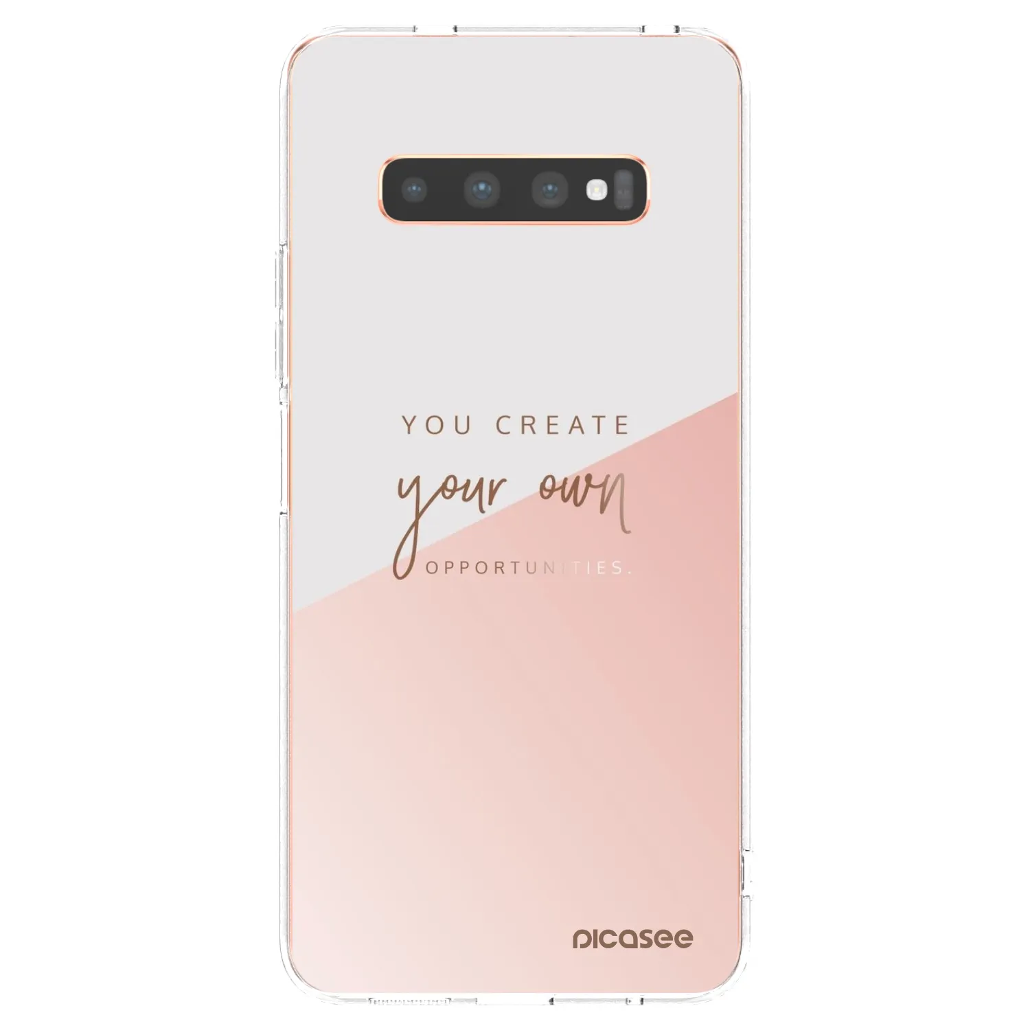 Picasee silikonska prozirna maskica za Samsung Galaxy S10 Plus G975 - You create your own opportunities