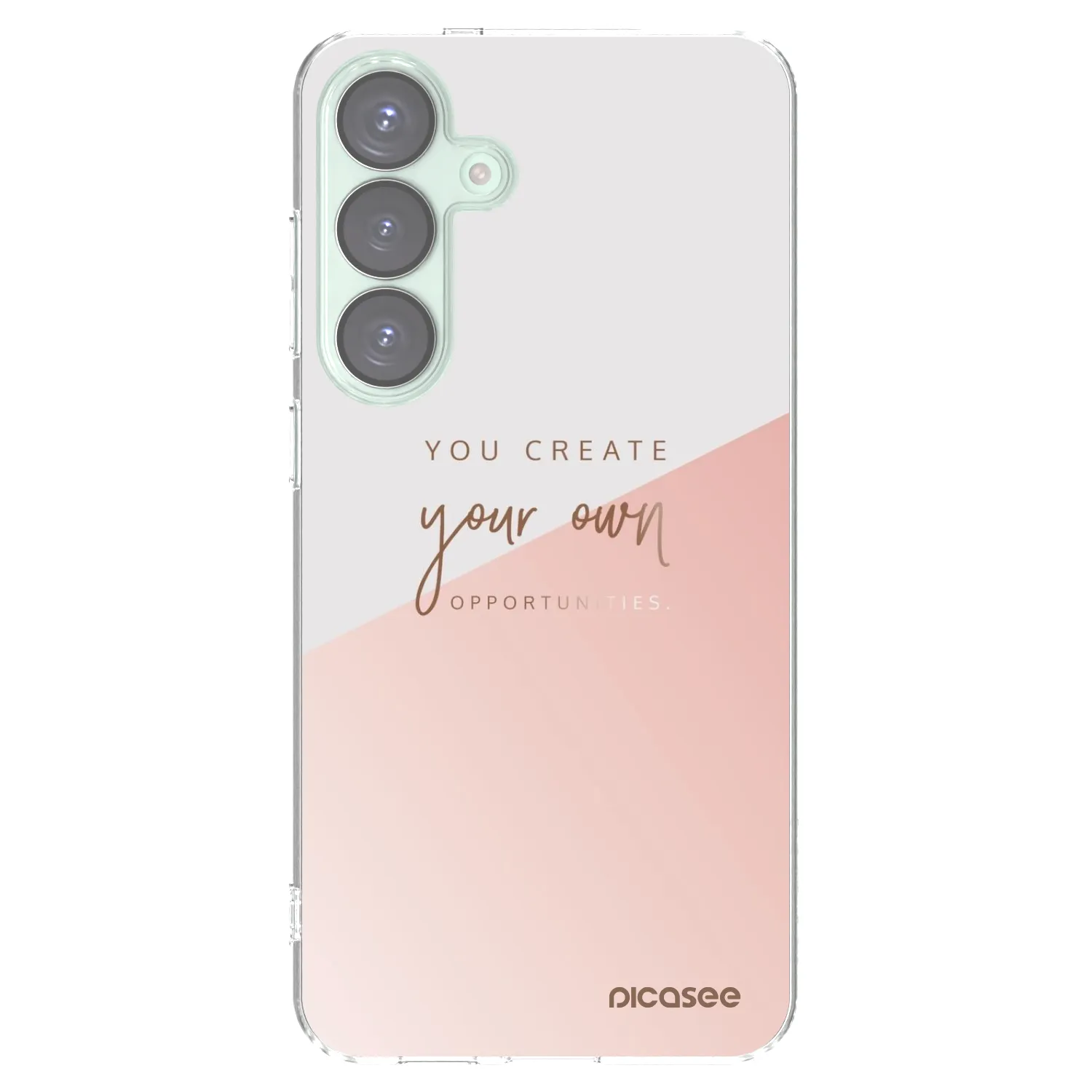 Picasee silikonska prozirna maskica za Samsung Galaxy S25+ 5G - You create your own opportunities