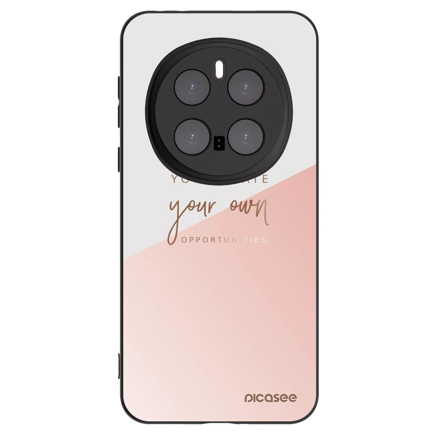 Picasee crna silikonska maskica za Honor Magic7 Pro 5G - You create your own opportunities