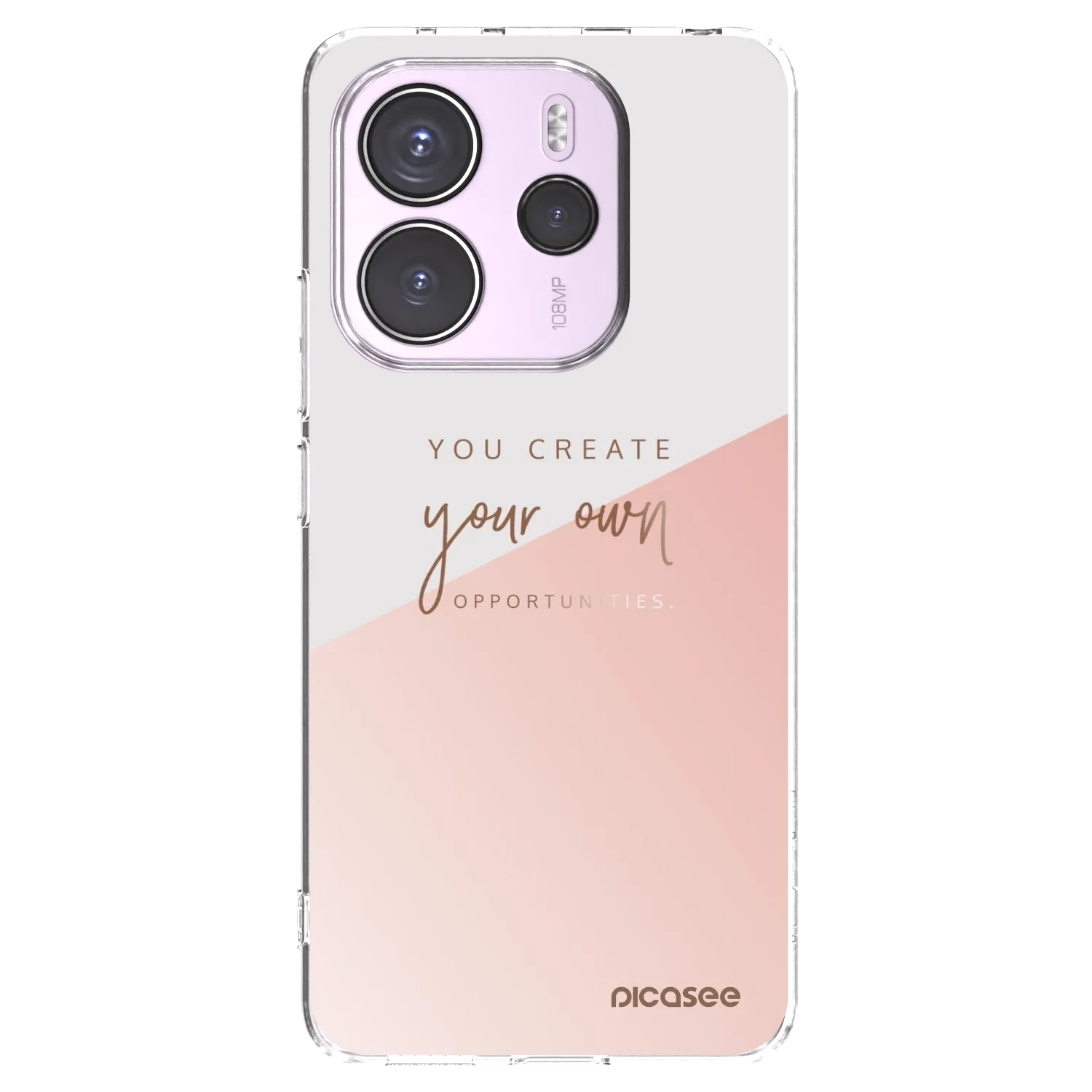 Picasee silikonska prozirna maskica za Xiaomi Redmi Note 14 4G - You create your own opportunities