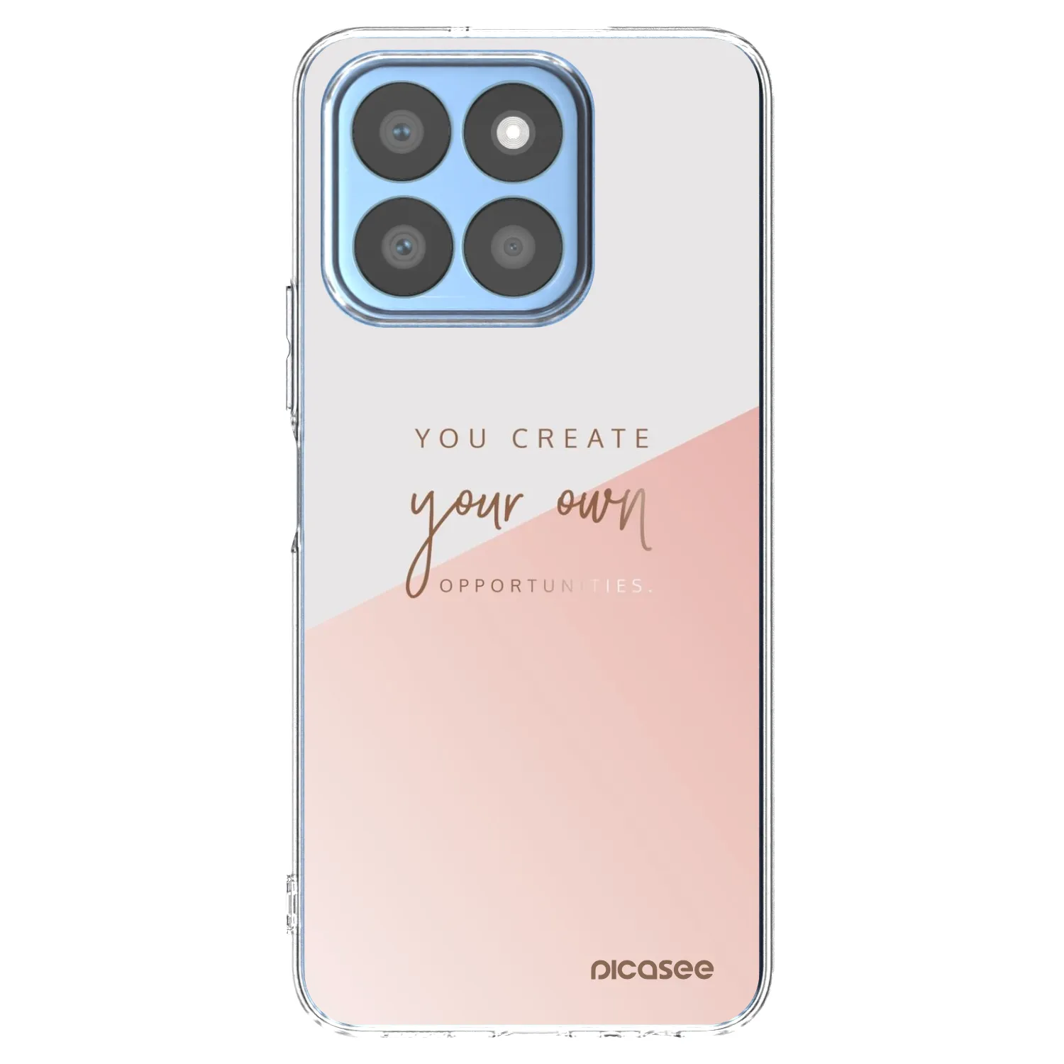 Picasee silikonska prozirna maskica za Honor X8c - You create your own opportunities
