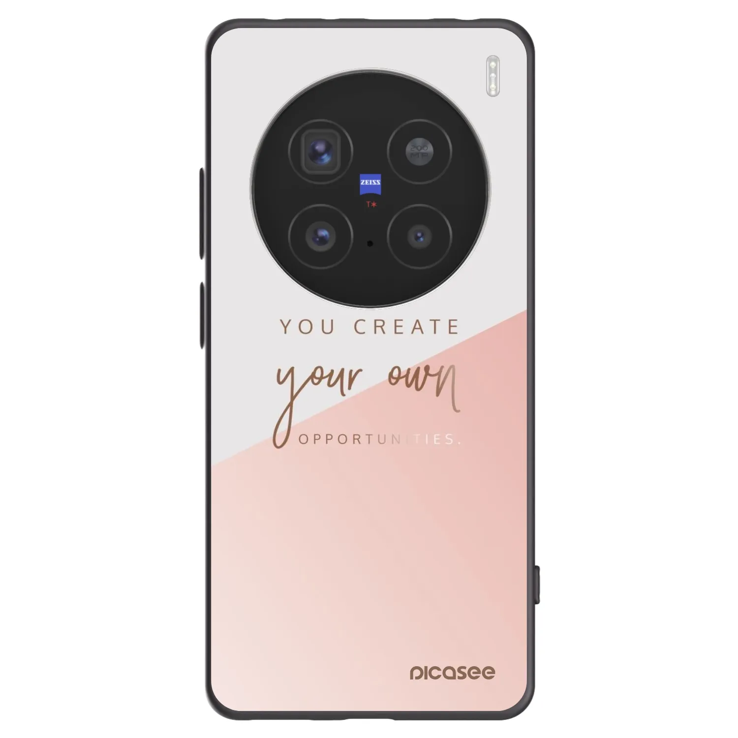 Picasee crna silikonska maskica za Vivo X200 Pro - You create your own opportunities