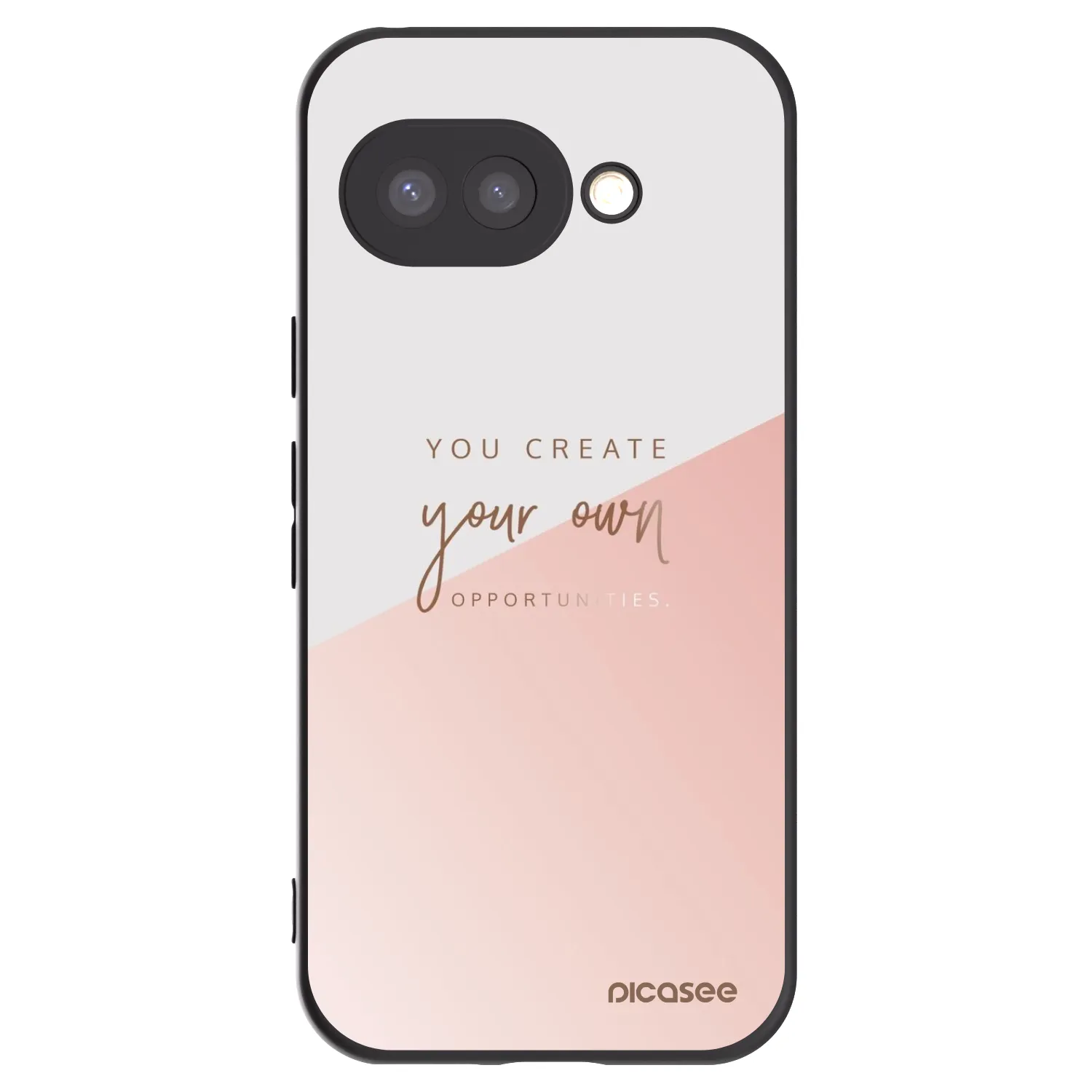 Picasee crna silikonska maskica za Google Pixel 9a - You create your own opportunities