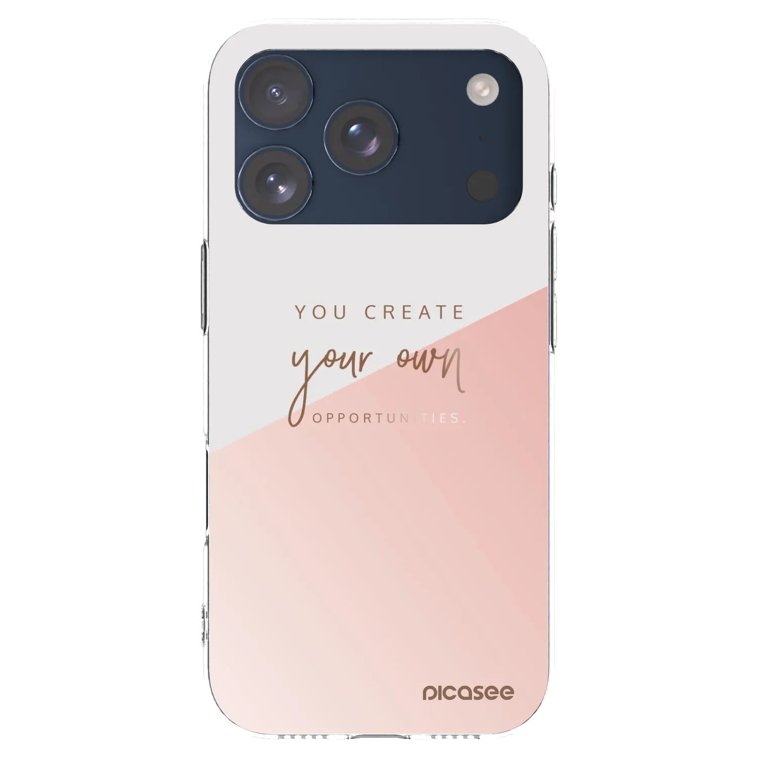 Picasee silikonska prozirna maskica za Apple iPhone 17 Pro - You create your own opportunities