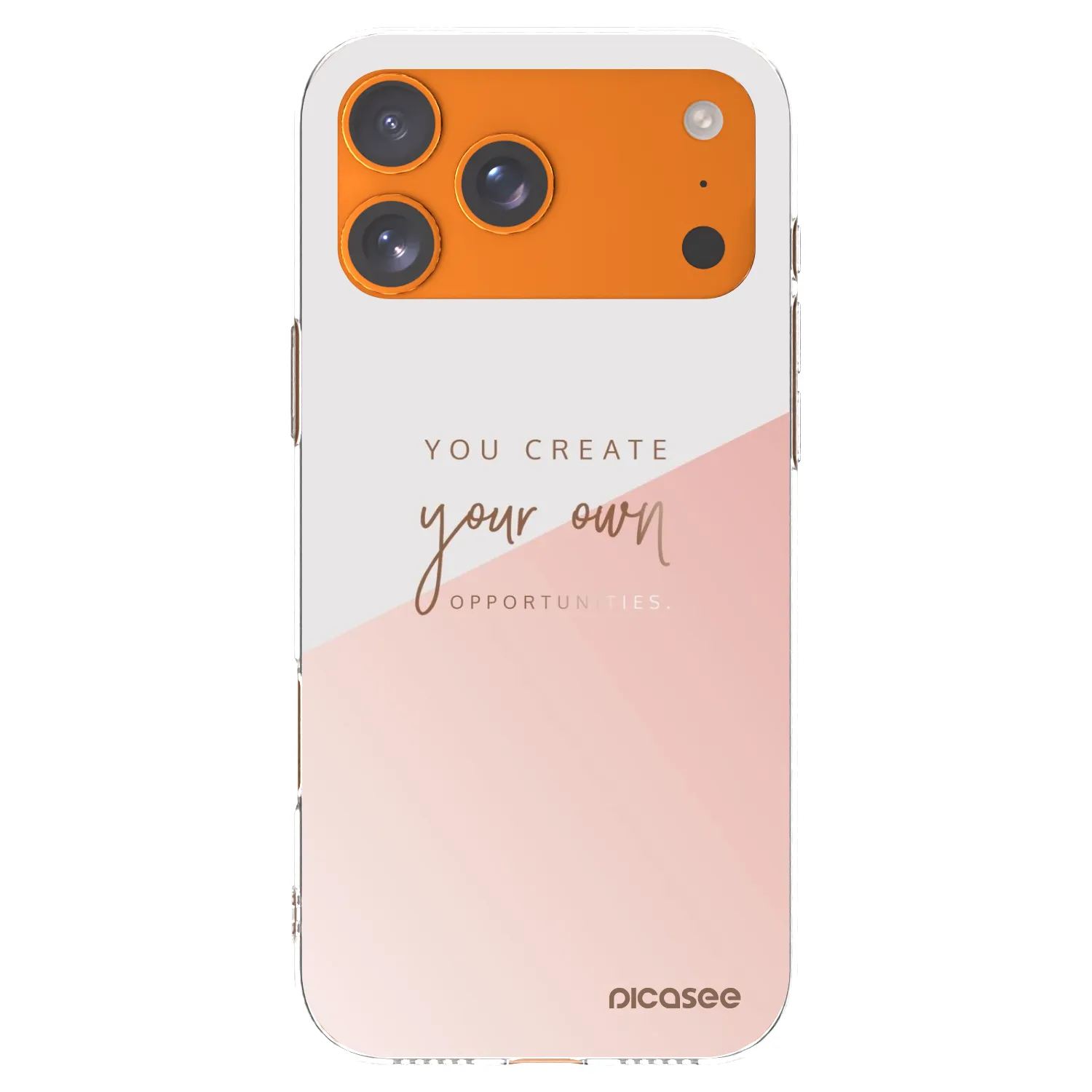 Picasee silikonska prozirna maskica za Apple iPhone 17 Pro Max - You create your own opportunities