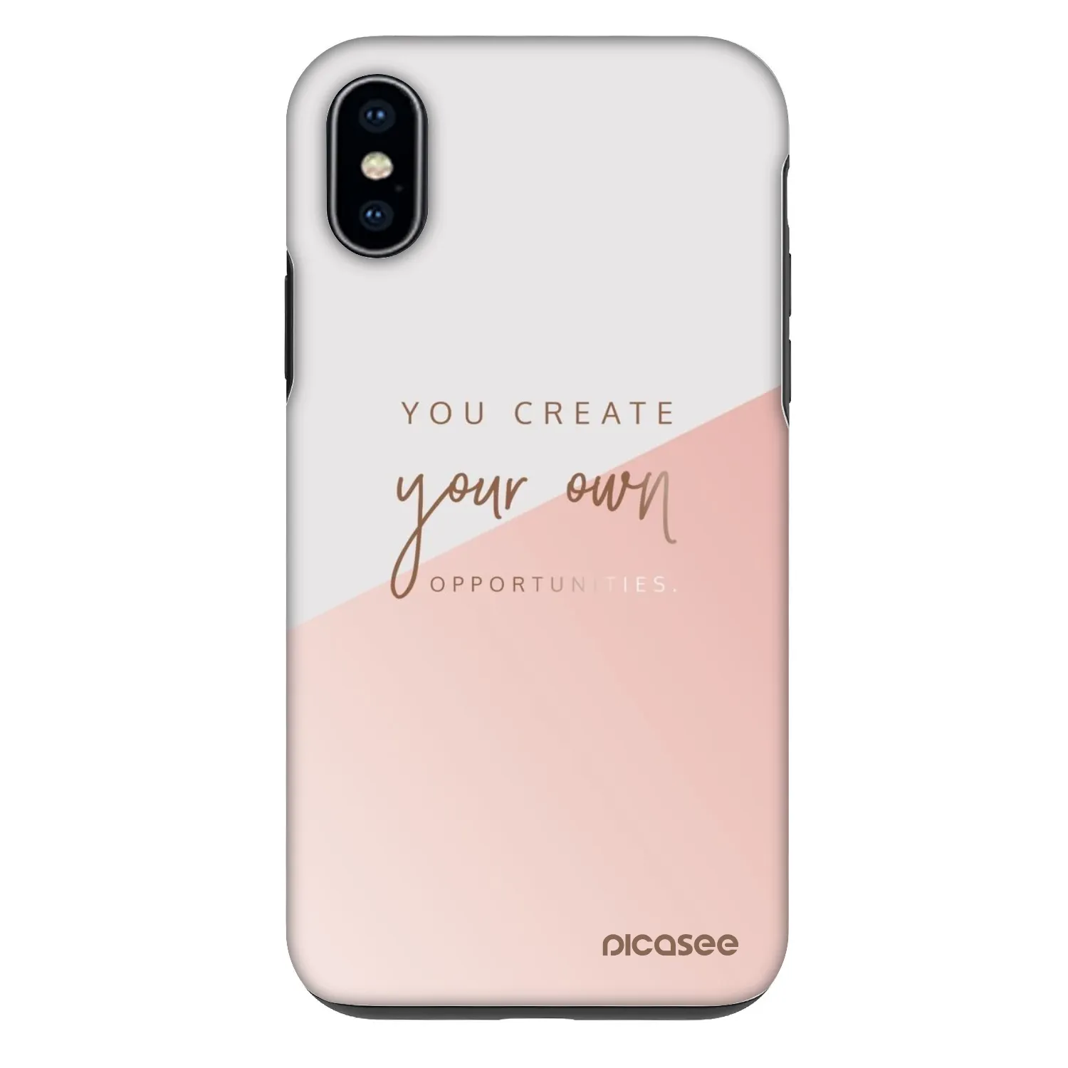 Picasee Fashion Case za Apple iPhone X/XS - You create your own opportunities