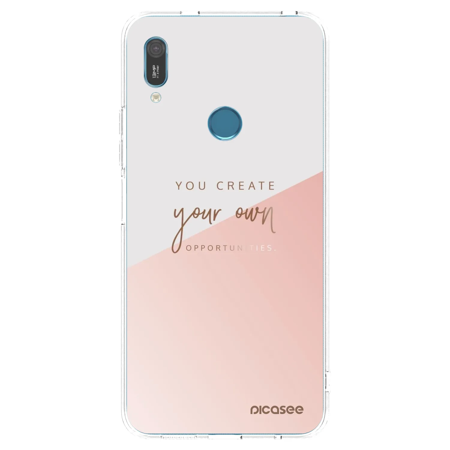 Picasee silikonska prozirna maskica za Huawei Y6 2019 - You create your own opportunities