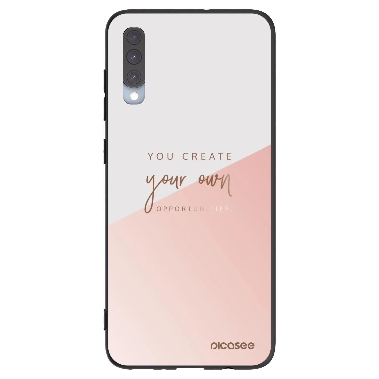 Picasee crna silikonska maskica za Samsung Galaxy A70 A705F - You create your own opportunities