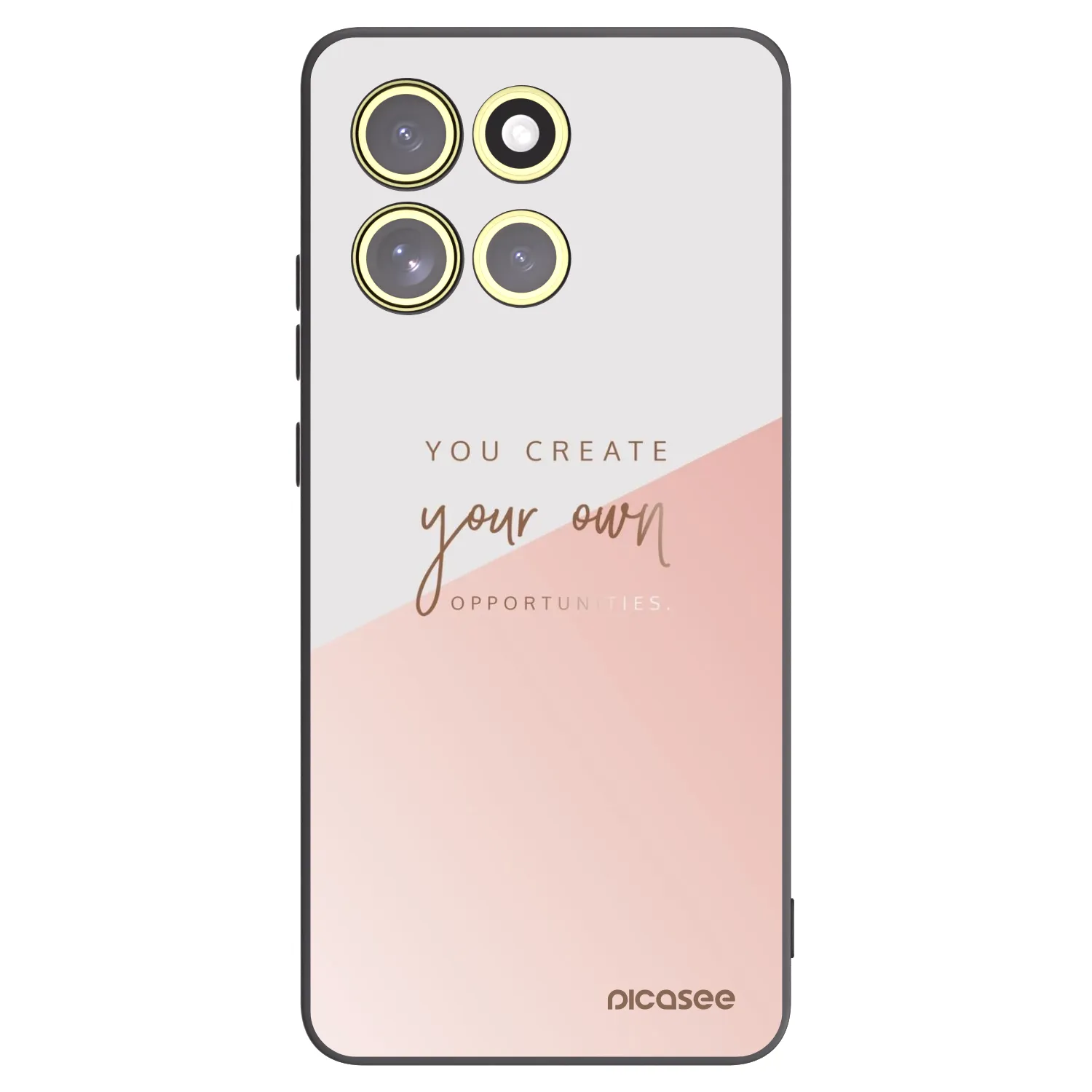 Picasee crna silikonska maskica za Motorola Moto G86 5G - You create your own opportunities