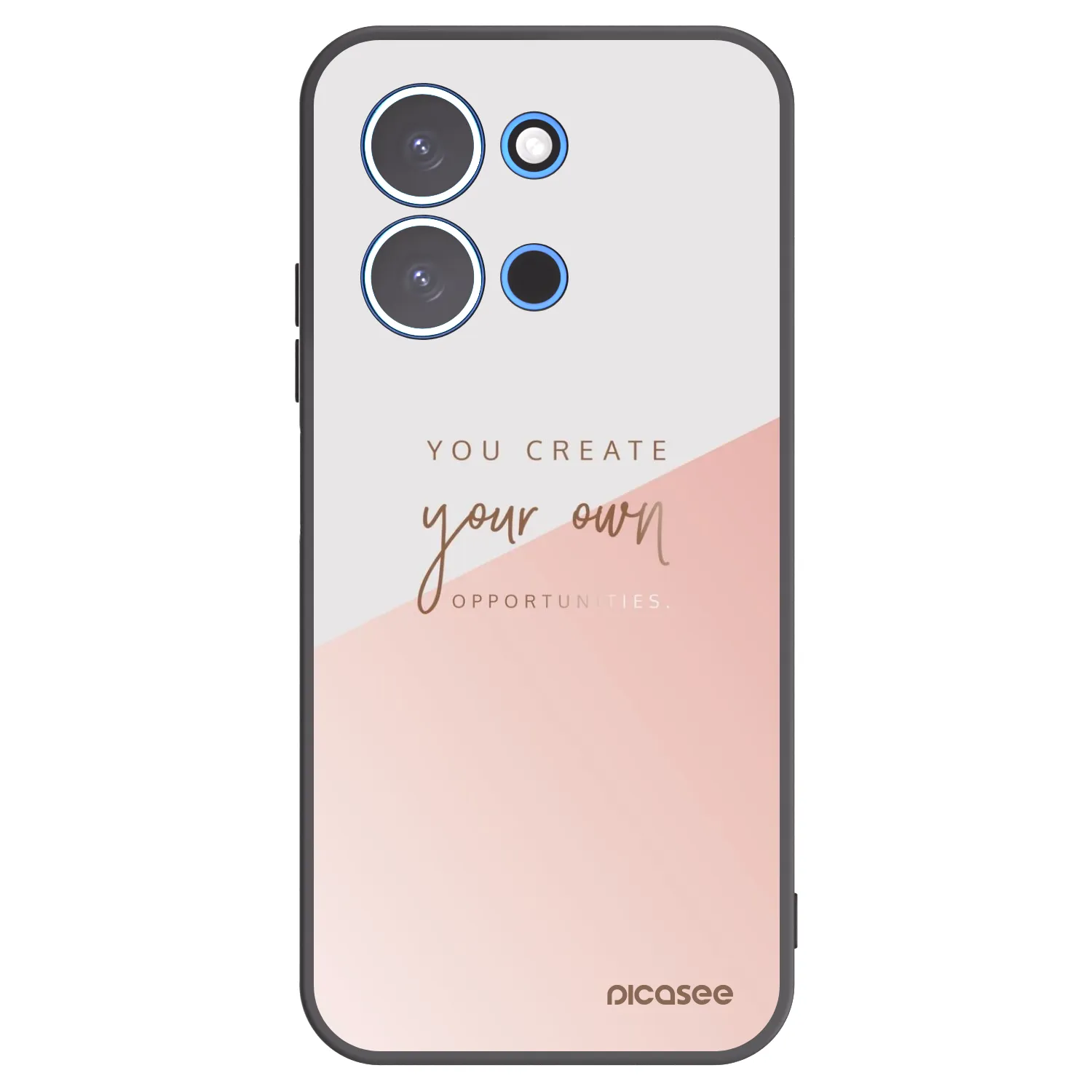Picasee crna silikonska maskica za Xiaomi Redmi 15C 4G - You create your own opportunities