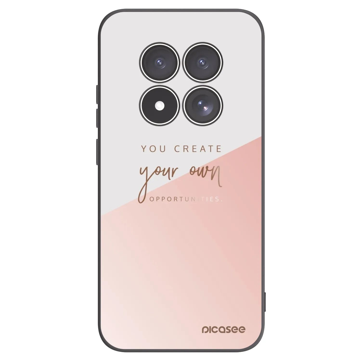 Picasee crna silikonska maskica za Xiaomi Redmi Note 15 Pro 4G - You create your own opportunities