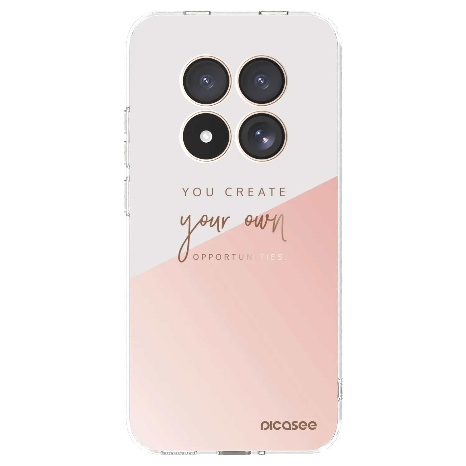 Picasee silikonska prozirna maskica za Xiaomi Redmi Note 15 Pro 4G - You create your own opportunities