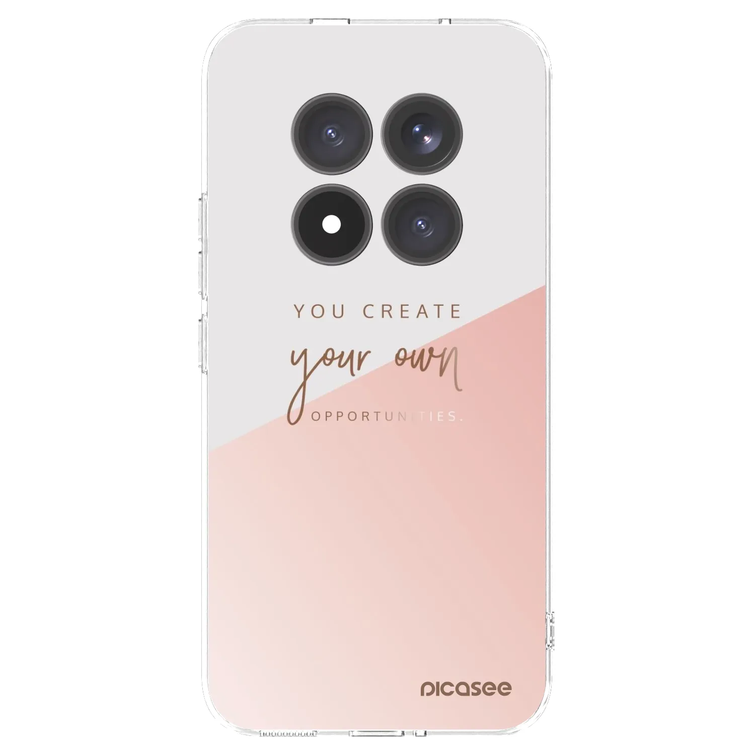 Picasee silikonska prozirna maskica za Xiaomi Redmi Note 15 Pro+ - You create your own opportunities