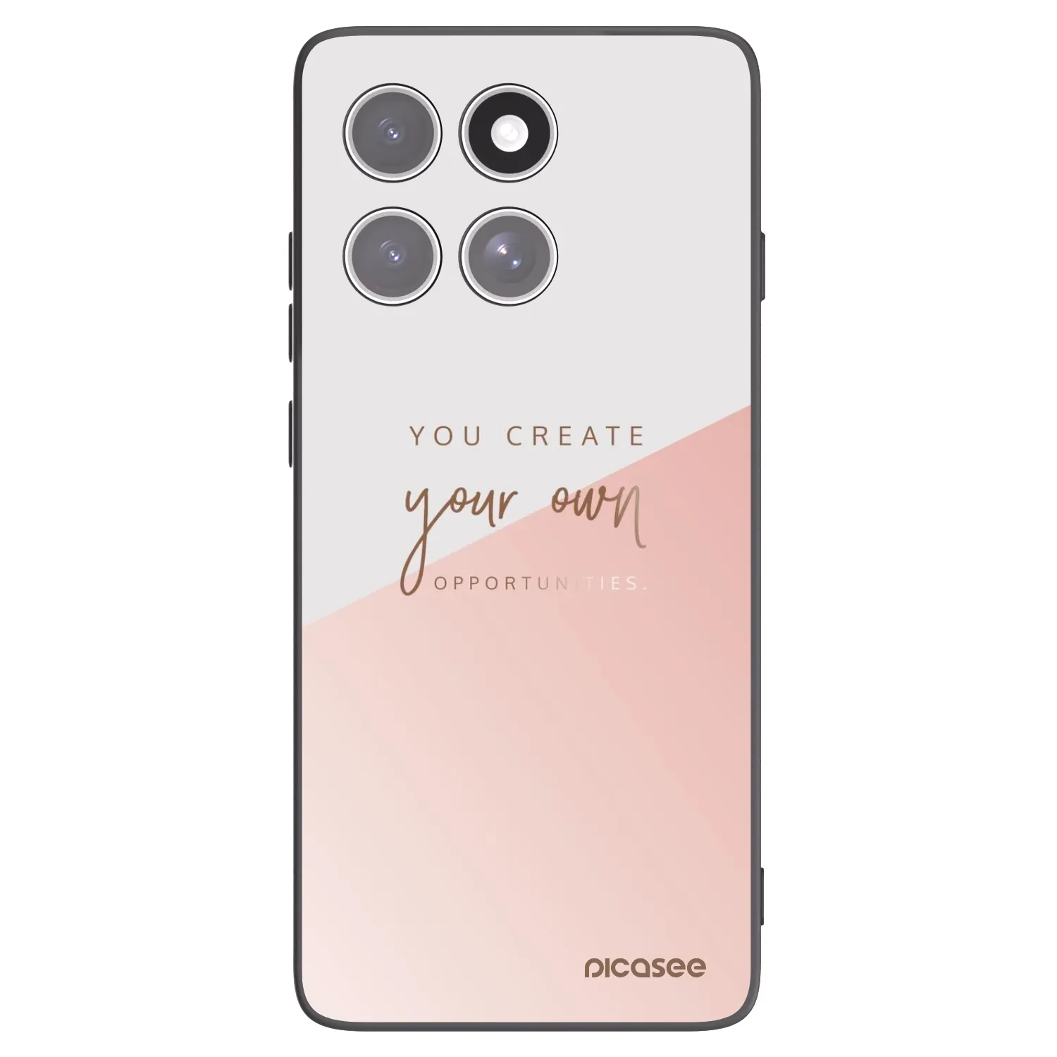 Picasee crna silikonska maskica za Motorola Edge 60 Fusion - You create your own opportunities