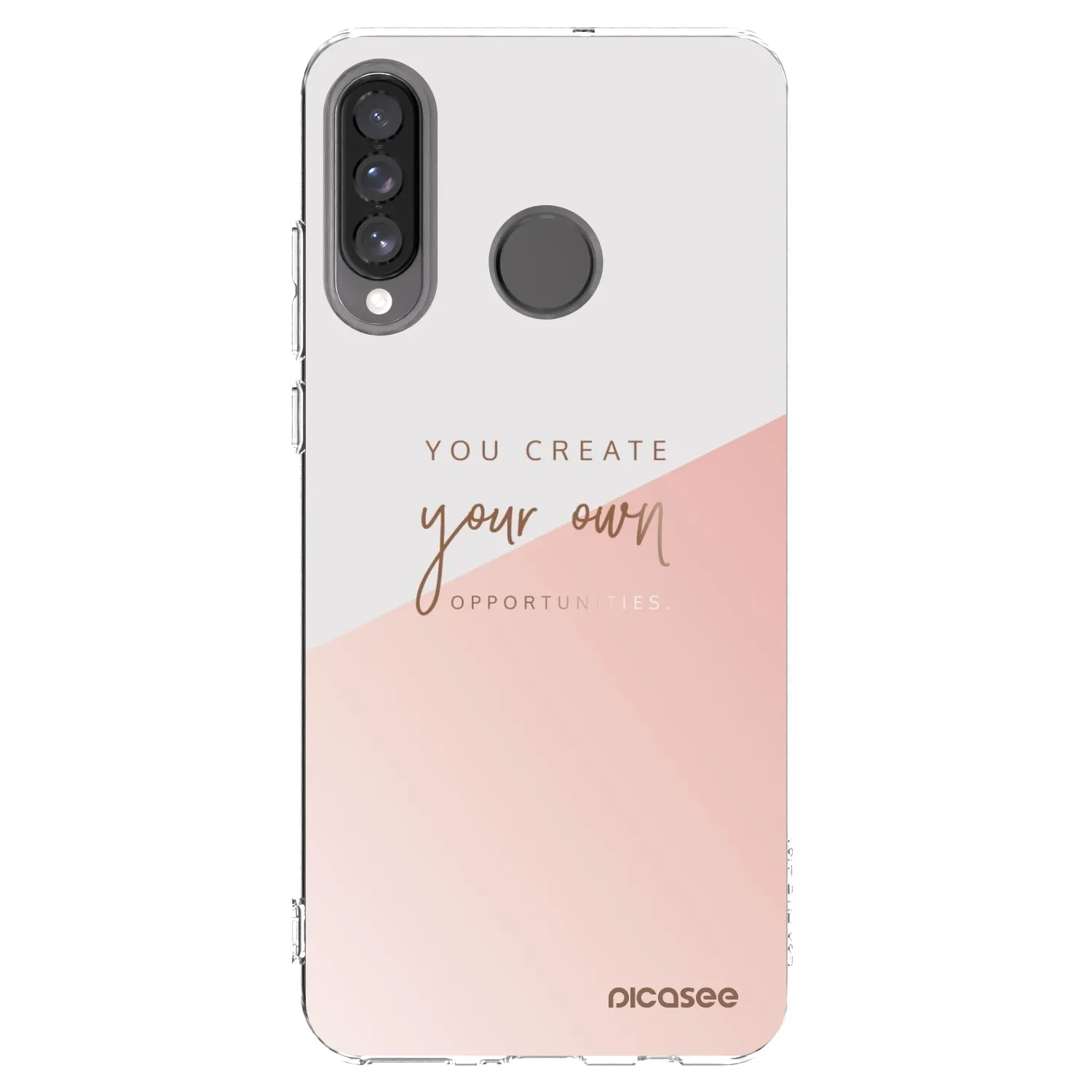 Picasee silikonska prozirna maskica za Huawei P30 Lite - You create your own opportunities
