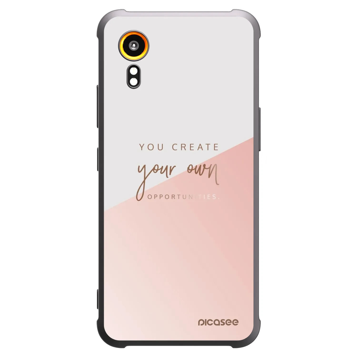 Picasee crna silikonska maskica za Samsung Galaxy Xcover 7 - You create your own opportunities