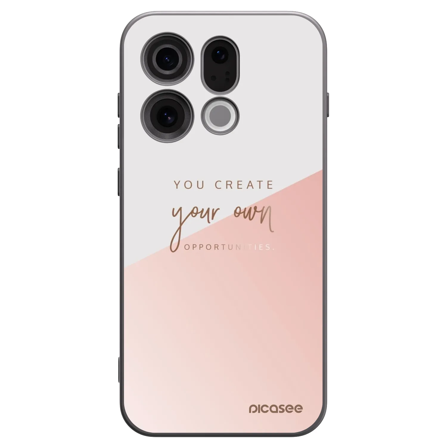 Picasee crna silikonska maskica za OPPO Find X9 - You create your own opportunities