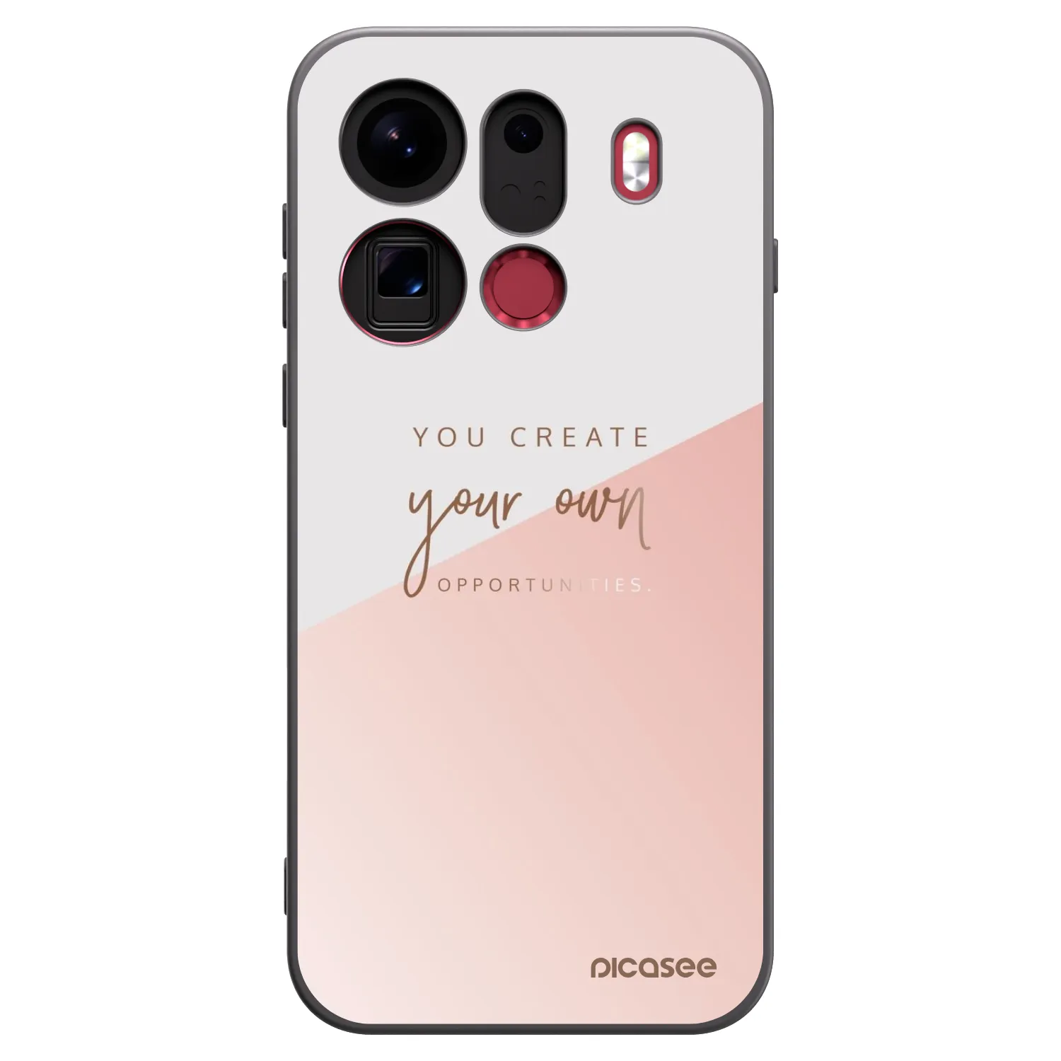 Picasee crna silikonska maskica za OPPO Find X9 Pro - You create your own opportunities
