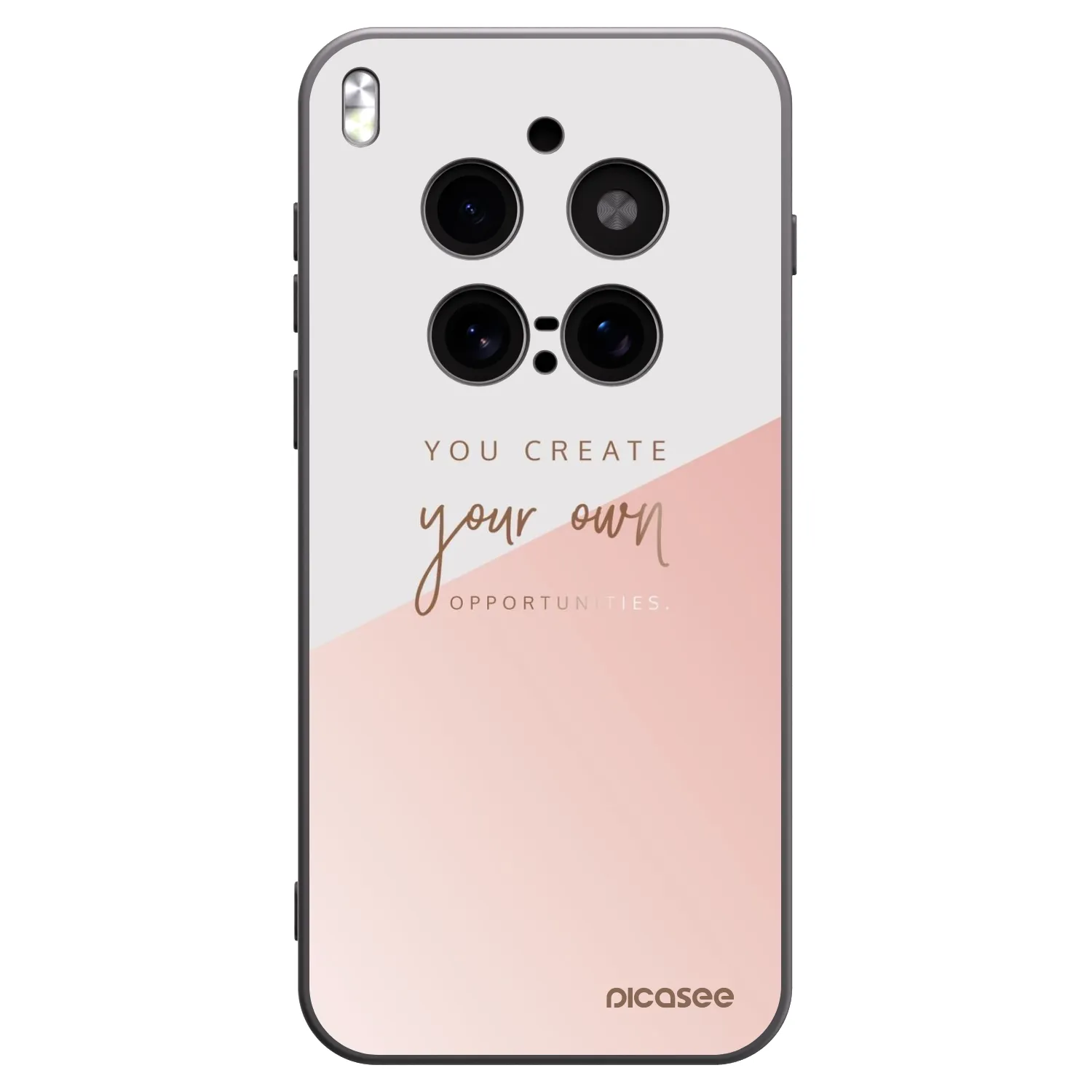 Picasee crna silikonska maskica za Vivo X300 Pro - You create your own opportunities