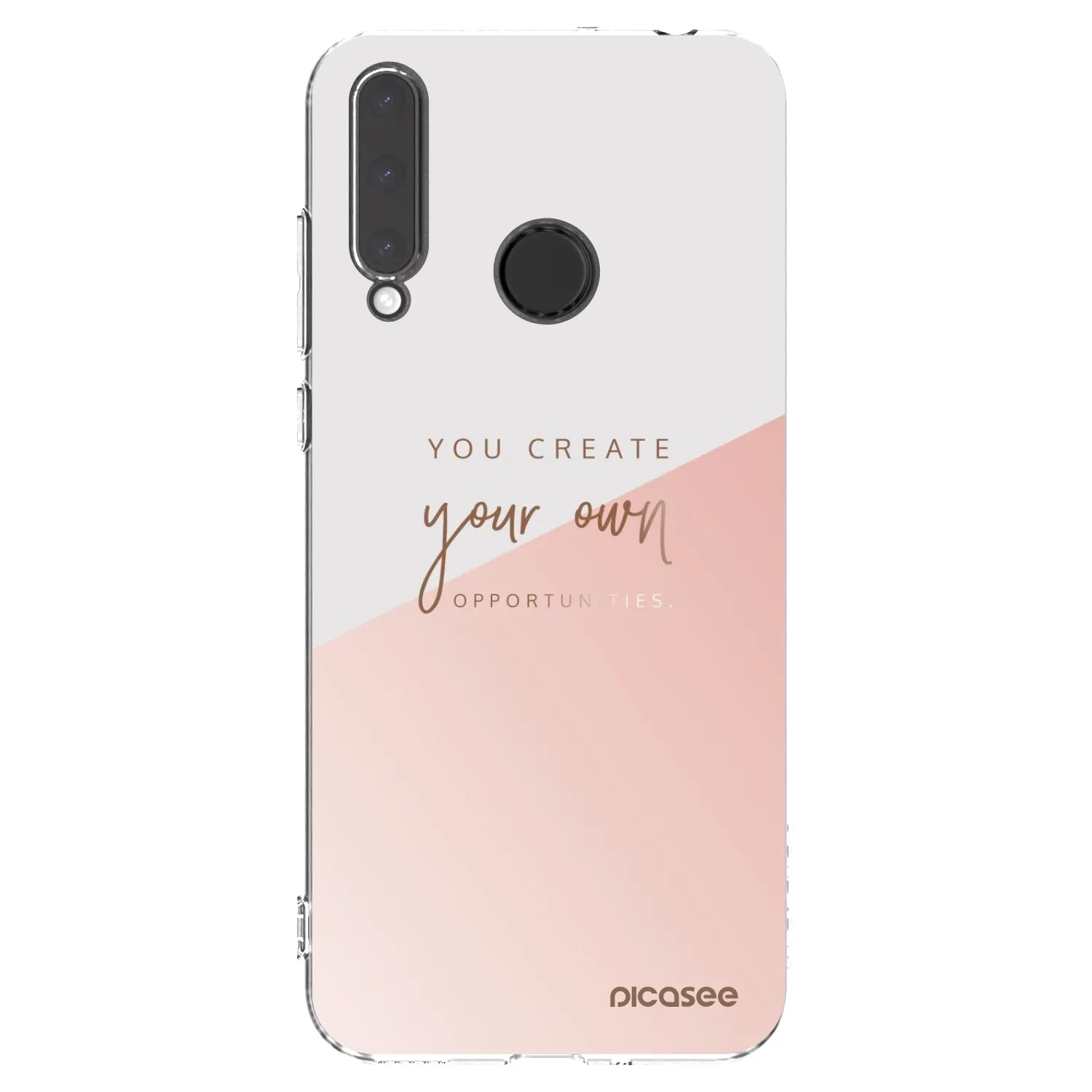 Picasee silikonska prozirna maskica za Honor 20 Lite - You create your own opportunities