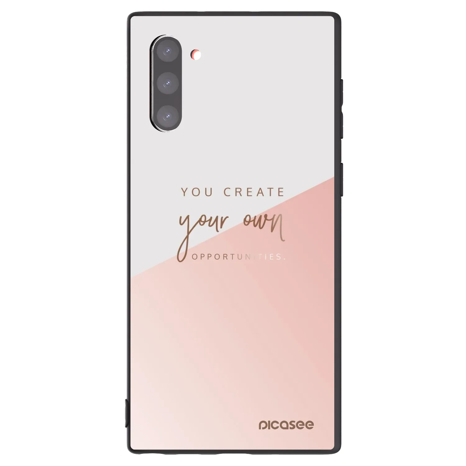Picasee crna silikonska maskica za Samsung Galaxy Note 10 N970F - You create your own opportunities
