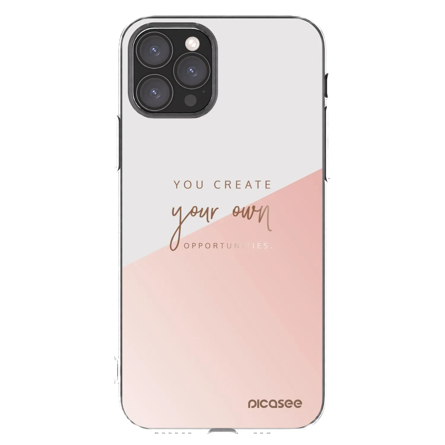 Picasee silikonska prozirna maskica za Apple iPhone 11 Pro - You create your own opportunities