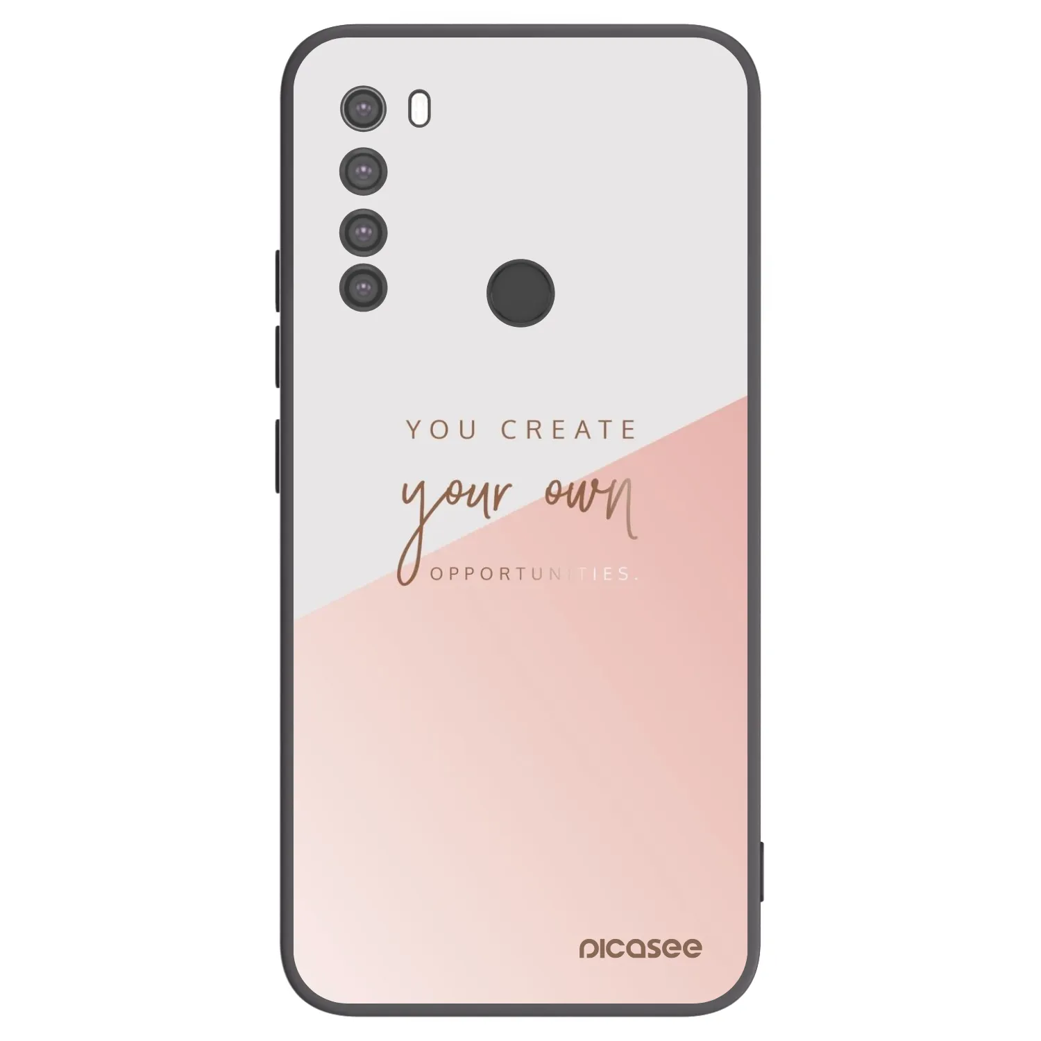 Picasee crna silikonska maskica za Xiaomi Redmi Note 8 - You create your own opportunities