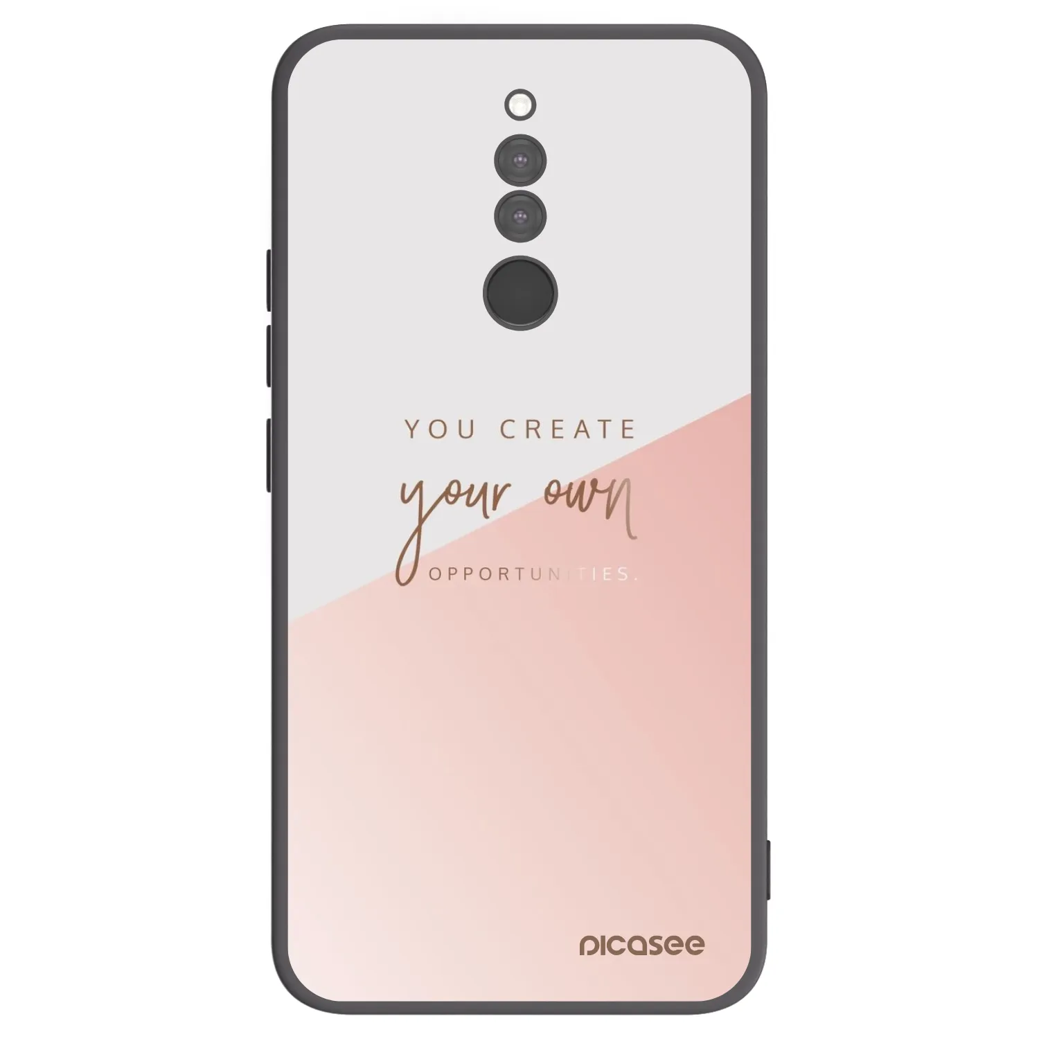 Picasee crna silikonska maskica za Xiaomi Redmi 8 - You create your own opportunities