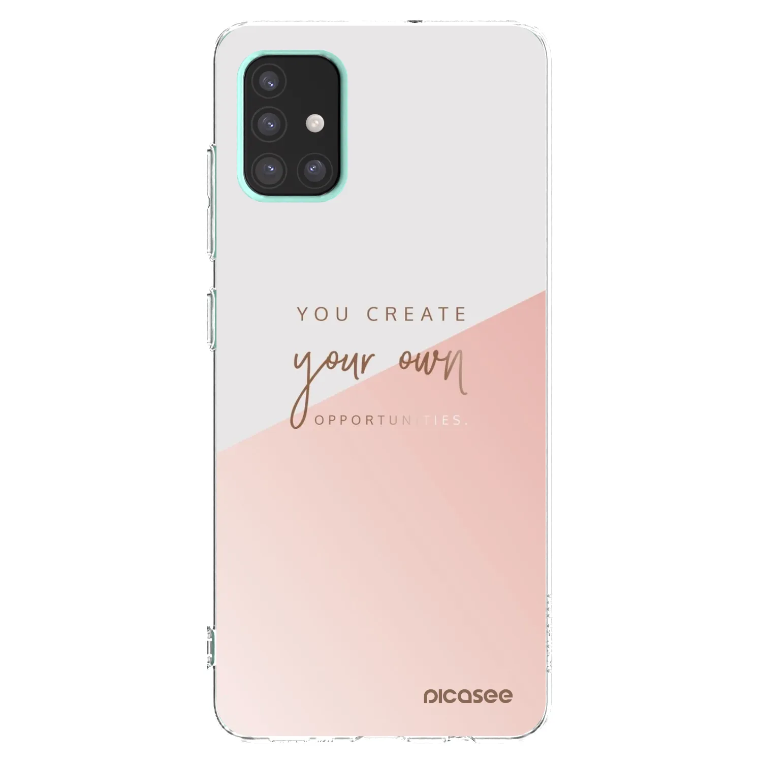 Picasee silikonska prozirna maskica za Samsung Galaxy A51 A515F - You create your own opportunities