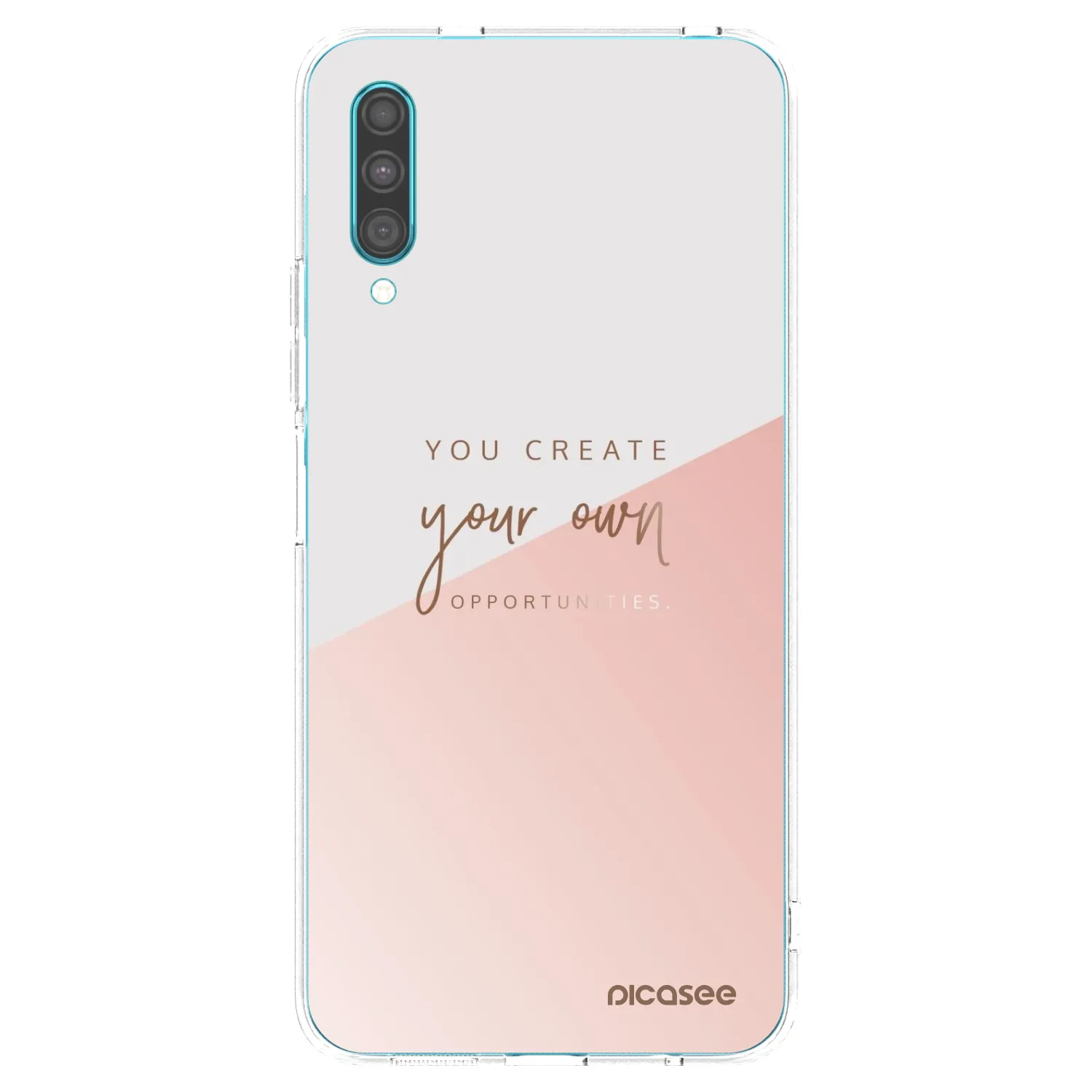 Picasee silikonska prozirna maskica za Samsung Galaxy A30s A307F - You create your own opportunities