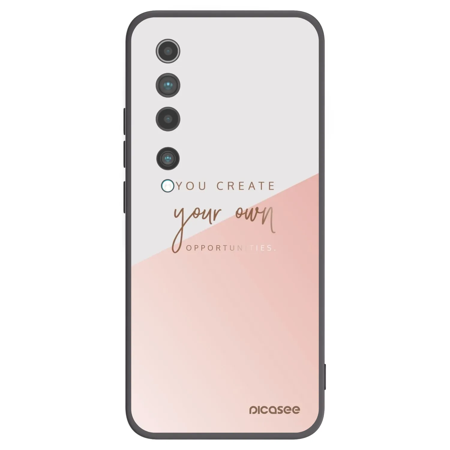 Picasee crna silikonska maskica za Xiaomi Mi 10 - You create your own opportunities