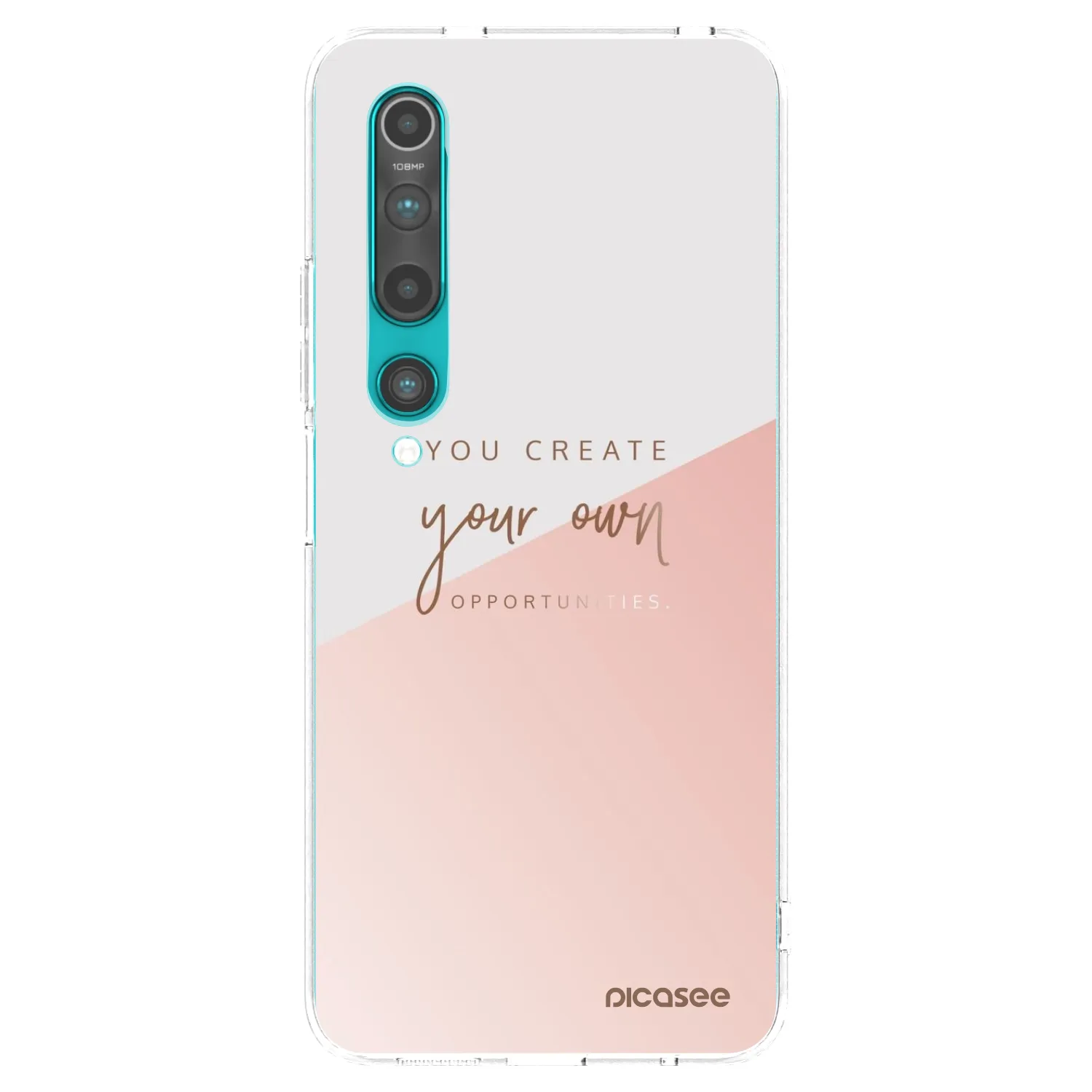 Picasee silikonska prozirna maskica za Xiaomi Mi 10 - You create your own opportunities