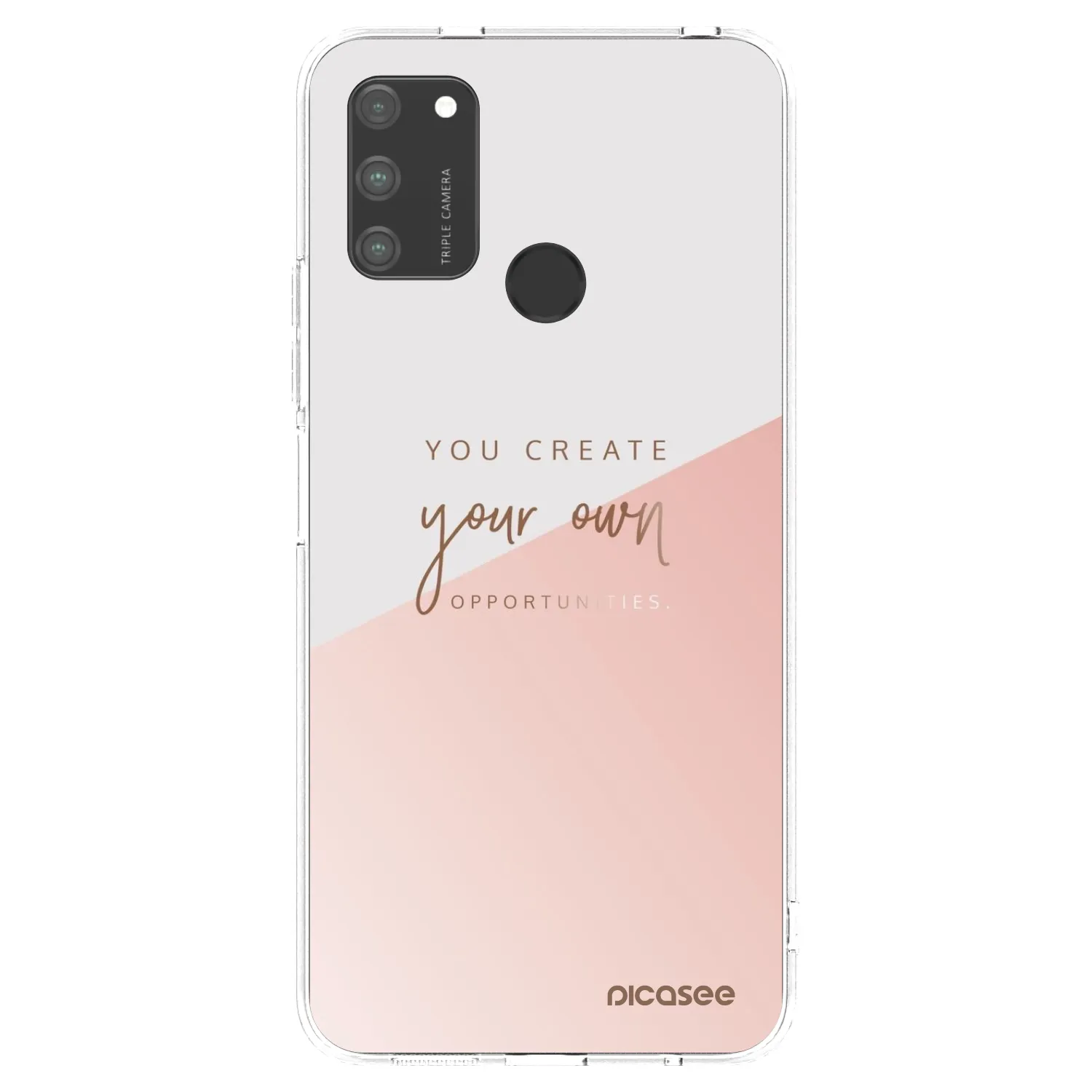 Picasee silikonska prozirna maskica za Honor 9A - You create your own opportunities
