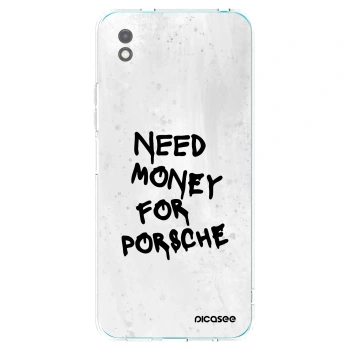 Picasee crna silikonska maskica za Xiaomi Redmi 9A - White Dollar