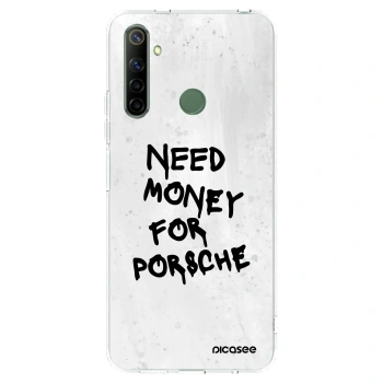Picasee silikonska prozirna maskica za Realme 6i - White Dollar