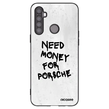Picasee crna silikonska maskica za Realme 6i - White Dollar