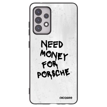 Picasee crna silikonska maskica za Samsung Galaxy A52 5G A525F - White Dollar