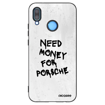 Picasee crna silikonska maskica za Huawei P20 Lite - White Dollar
