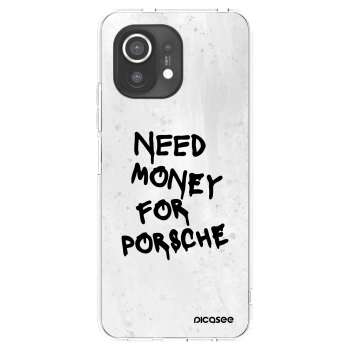 Picasee silikonska prozirna maskica za Xiaomi Mi 11 - White Dollar