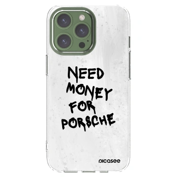 Picasee silikonska prozirna maskica za Apple iPhone 13 Pro - White Dollar