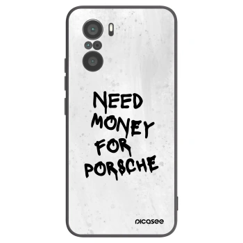 Picasee crna silikonska maskica za Xiaomi Poco F3 - White Dollar