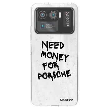 Picasee silikonska prozirna maskica za Xiaomi Mi 11 Ultra - White Dollar