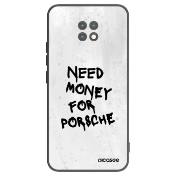 Picasee crna silikonska maskica za Xiaomi Redmi Note 9T - White Dollar