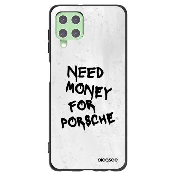 Picasee crna silikonska maskica za Samsung Galaxy A22 A225F 4G - White Dollar