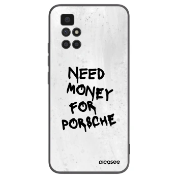 Picasee crna silikonska maskica za Xiaomi Redmi 10 - White Dollar