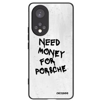 Picasee crna silikonska maskica za Honor 50 5G - White Dollar