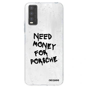 Picasee silikonska prozirna maskica za Vivo Y20s - White Dollar