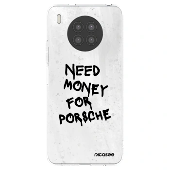 Picasee silikonska prozirna maskica za Huawei Nova 8i - White Dollar