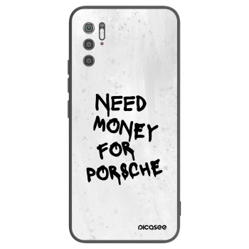 Picasee crna silikonska maskica za Xiaomi Poco M3 Pro 5G - White Dollar