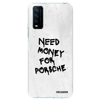 Picasee silikonska prozirna maskica za Vivo Y11s - White Dollar